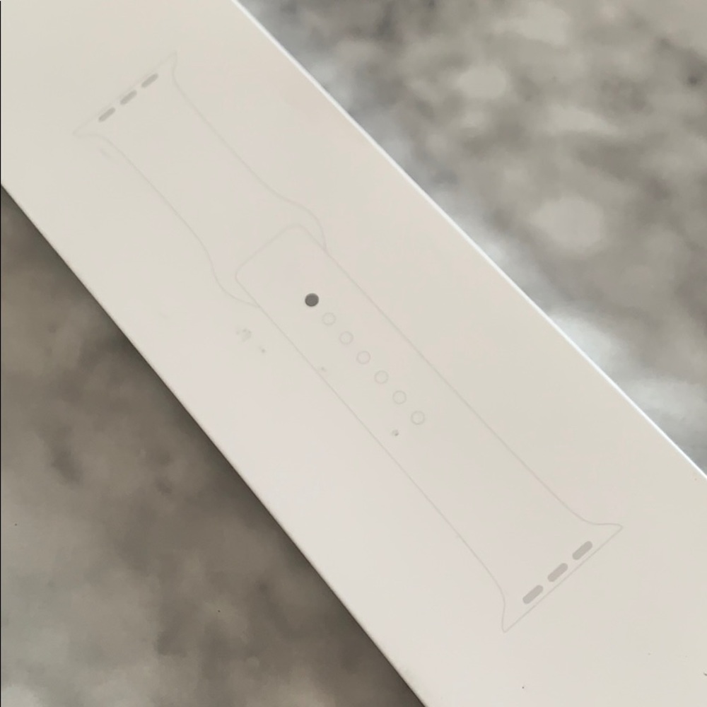 White Apple Watch Band